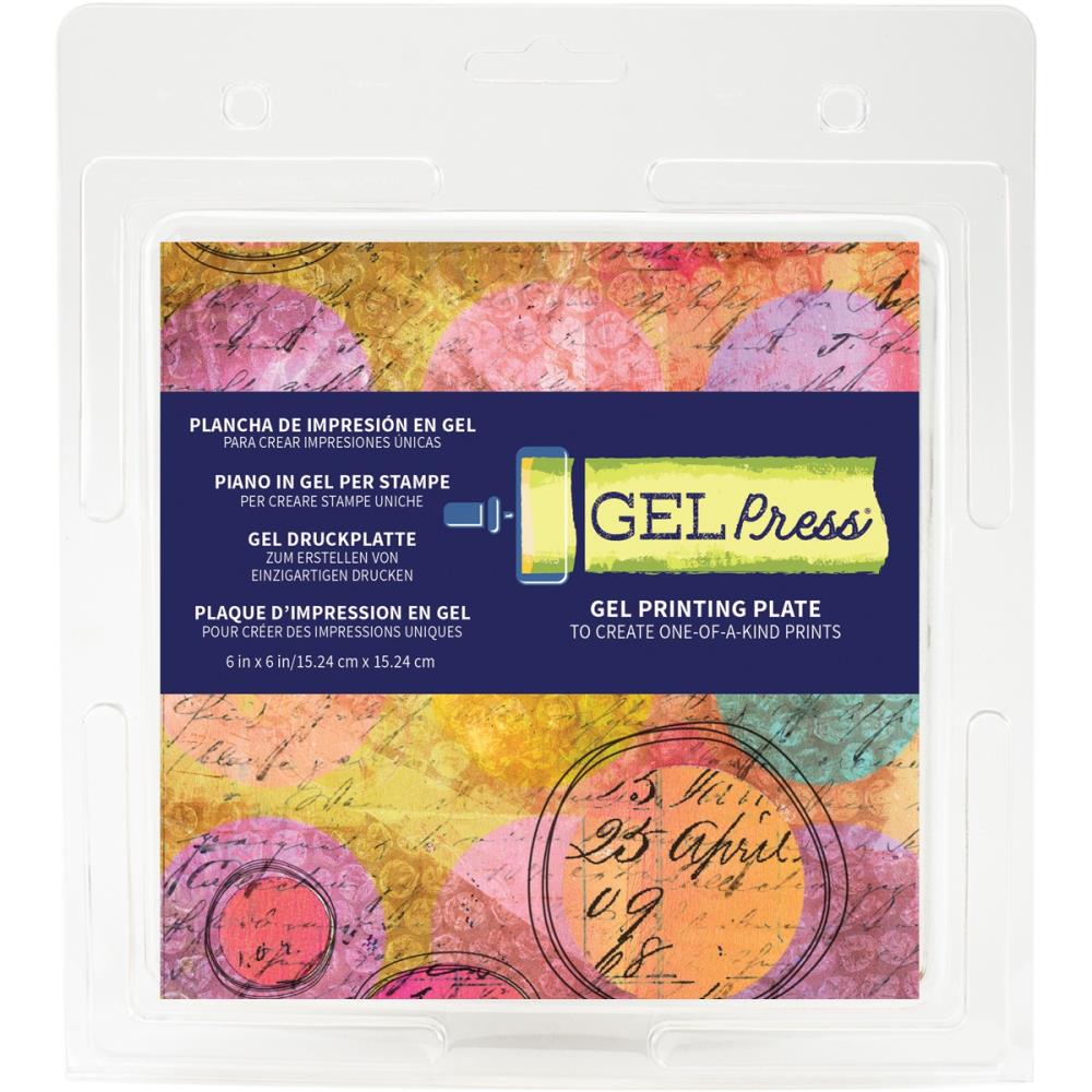 Gel Press - Gel  Plate -  6 x 6"