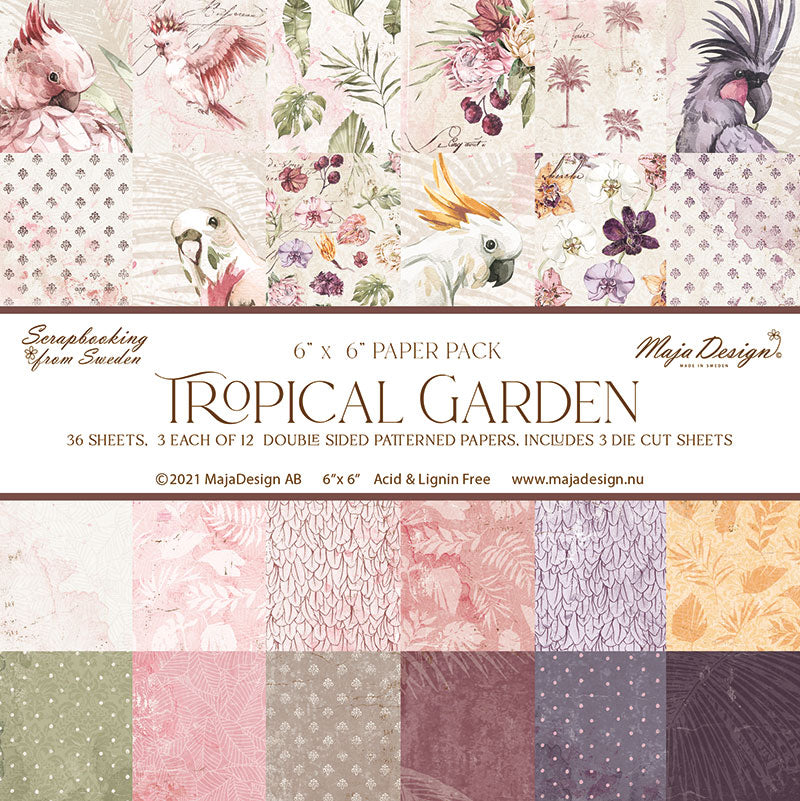 Maja Design - Tropical Garden - Paper Pack - 6 x 6"