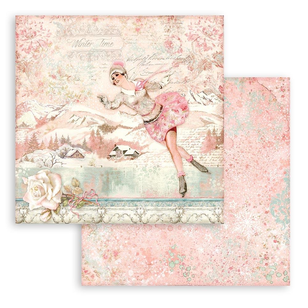 Stamperia - Sweet Winter - Paper Pad - 8 x 8"