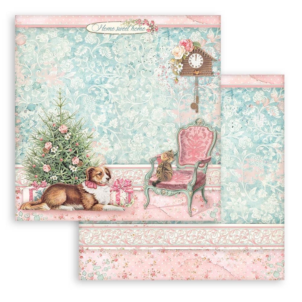 Stamperia - Sweet Winter - Paper Pad - 8 x 8"