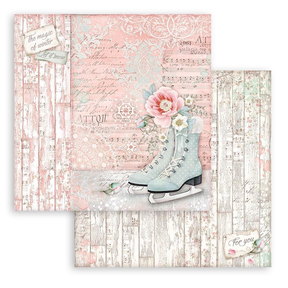 Stamperia - Sweet Winter - Paper Pad - 8 x 8"