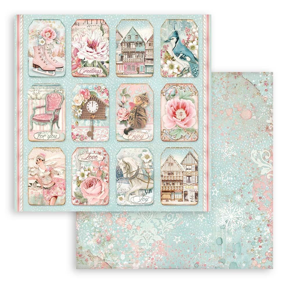 Stamperia - Sweet Winter - Paper Pad - 8 x 8"