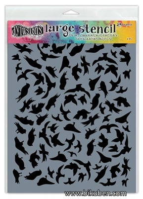 Dylusions - Large Stencils - Breeze of Birds