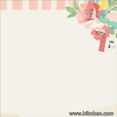 KaiserCraft - Finder's Keepers - Floral Ticket 12x12"