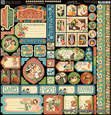 Graphic45 - Children's Hour - Decorative Stickers 