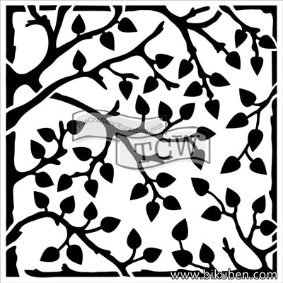 The Crafter's Workshop - Leafy Branches 6x6"