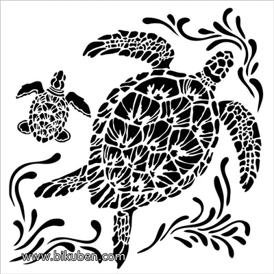 The Crafter's Workshop - Sea Turtles 6x6"