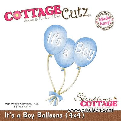 CottageCutz - It's a Boy Balloons Die