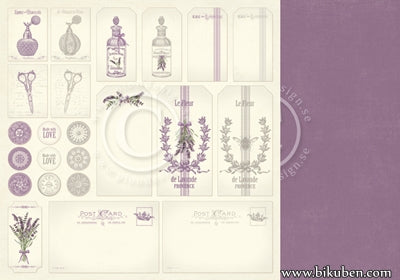 Pion Design - Scent of Lavender - Tags 12x12" 