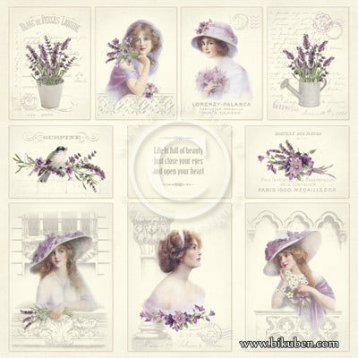 Pion Design - Images of the Past - Scent of Lavender 12x12" 