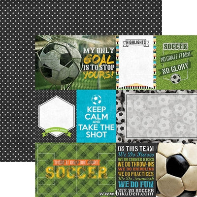 PaperHouse - All Star Soccer - Soccer Tags 12x12"