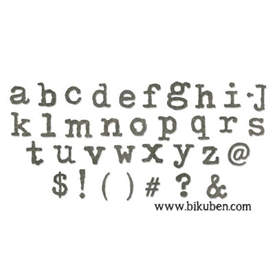 Tim Holtz Alterations - Bigz XL Alphabet Die - Typo Lower Case
