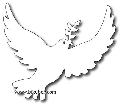 Frantic Stamper - Large Peace Dove - Dies 