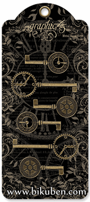 Graphic45 - Metal Clock Keys 