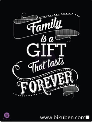 Prima - Stencil - Family is a Gift 8x10"