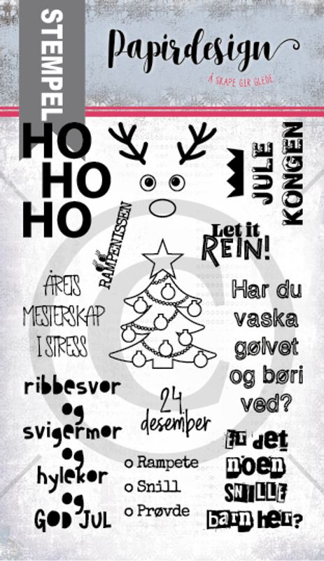 Papirdesign - Clear stamps - Julegenser
