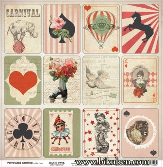 Scrapberry's - Vintage Circus - Magic Deck 12x12"