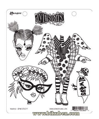 Dylusions - Always - Cling Stamps