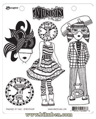 Dylusions - Passage of Time - Cling Stamps