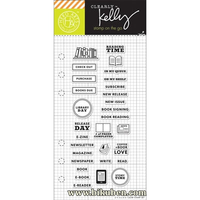 Hero Arts - Kelly Purkey - Clear Stamps - Reading Planner