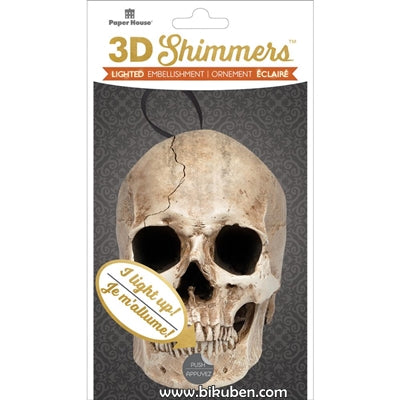 PaperHouse - LED Embellishment - Skull  