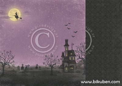 Pion Design - The Witching Hour - Haunted House 12x12"