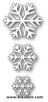 Poppystamps - Dies - Classic Snowflake Trio