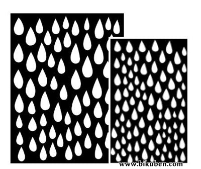 Dylusions - Large Stencils - Raindrops