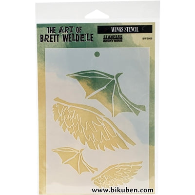 Brett Weldele Collection - Stencils - Wings