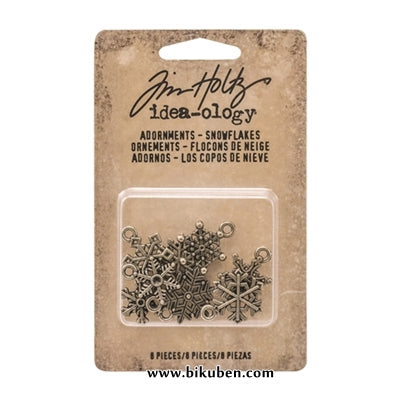 Tim Holtz - Adornments - Snowflakes 