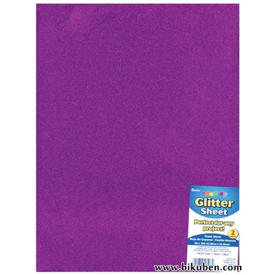 Darice - Glitter Foam Sheet - Purple