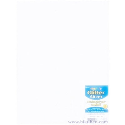 Darice - Glitter Foam Sheet - Off White