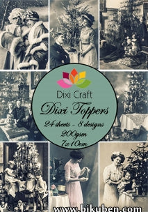Dixi Craft - Toppers - Vintage Christmas (7cmx10cm) 
