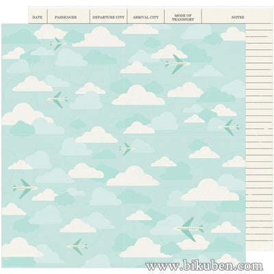 American Crafts - Shimelle - Go Now Go - Fly 12x12"