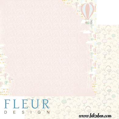 Fleur Design - In Clouds - On the Air Balloon 12x12"