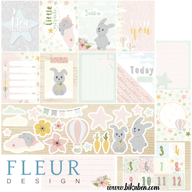 Fleur Design - In Clouds - Cards for Girls 12x12"