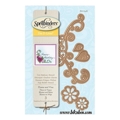 Spellbinder - D-Lites - Flower and Vine Dies