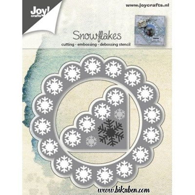 Joy! Craft Dies - Snowflake Background and Corner Dies