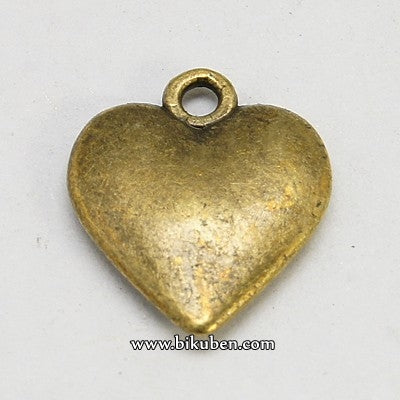 Charms - Antique Bronze - Heart