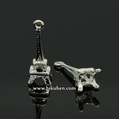 Charms - Antique Silver - Eiffel Tower