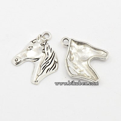 Charms - Antique Silver - Horse Head