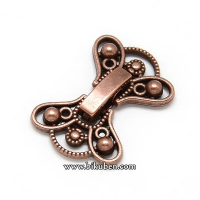 Charms - Red Copper - Fold over Clasp