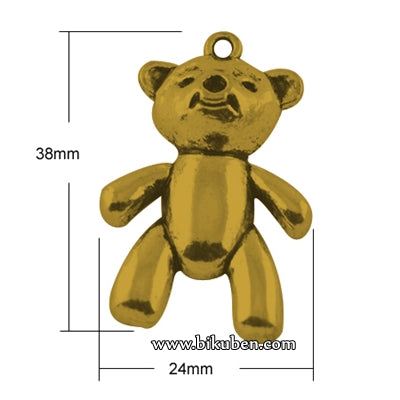 Charms - Antique Golden - Little Bear