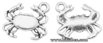 Charms - Antique Silver - Crab