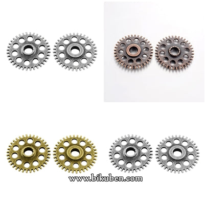 Charms - Antique Metall Mix - Gears 3
