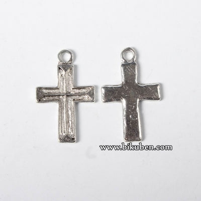 Charms - Antique Silver - Cross