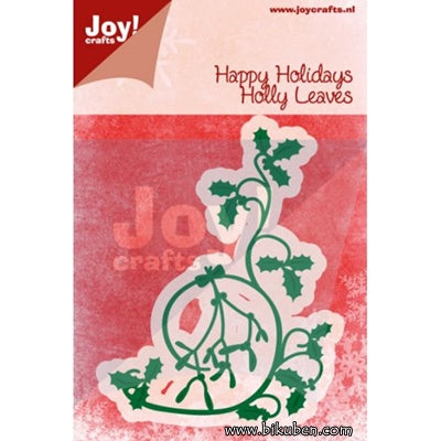 Joy! Crafts Dies - Holly Leaves Christmas Swirl