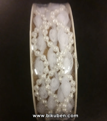 Decorative Trimmings - Pearl Trim - White