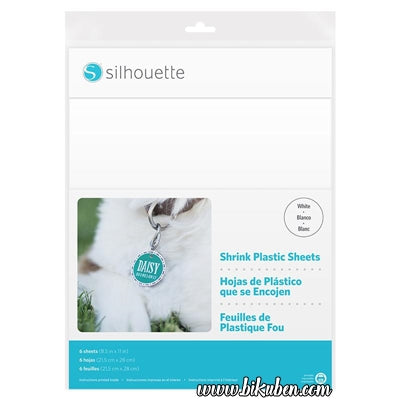 Silhouette - Shrink Plastic Sheets - White