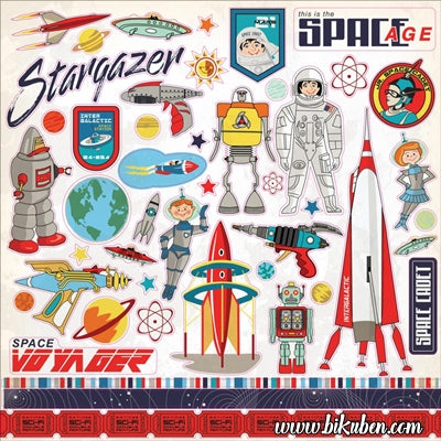 Carta Bella - Space Academy - 12x12" Sticker Sheet
